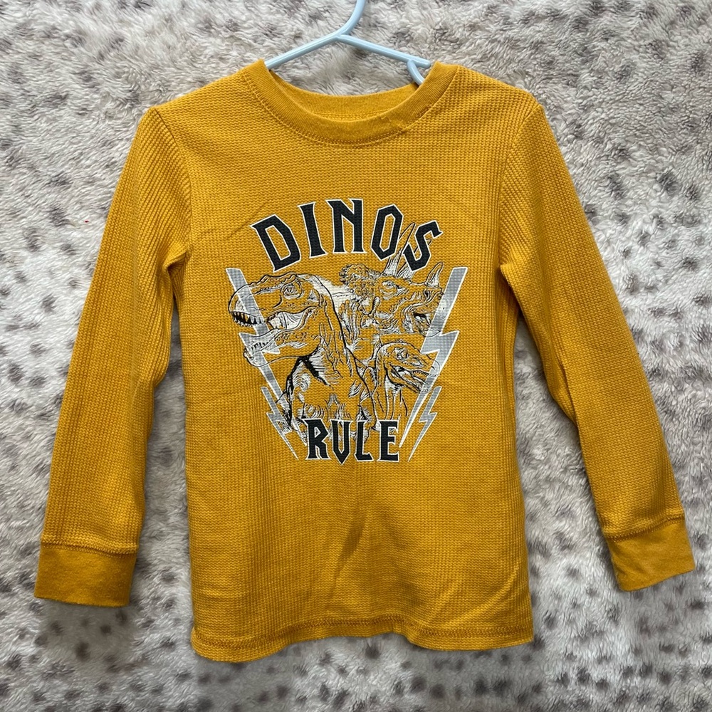 GARANIMALS WAFFLE KNIT LONG SLEEVE
